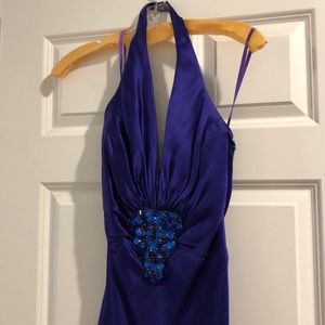 Beautiful Purple Full Length Gown